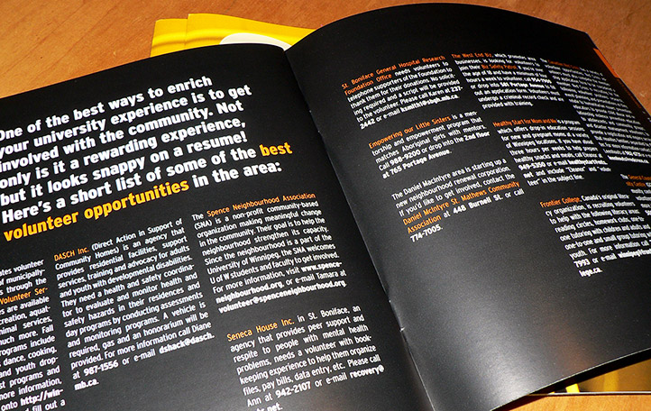 Image of SEEK booklet layout. Design by Melody Morrissette.
