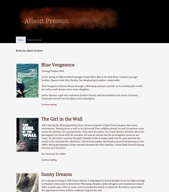 Alison preston website